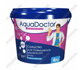 Средство для повышения уровня pH AquaDoctor pH Plus 4кг Средство для повышения уровня pH AquaDoctor pH Plus 4кг