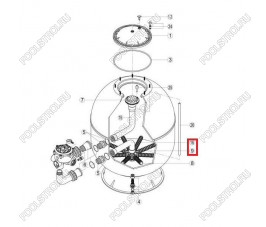 Коллектор с коленом Hayward S360SLE (RRFI0016.04R\RFD0310.72R) Коллектор с коленом Hayward S360SLE (RRFI0016.04R\RFD0310.72R)