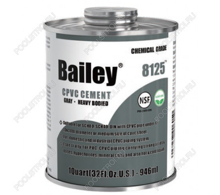 Клей L-8125  (946ml) Bailey для ХПВХ труб
