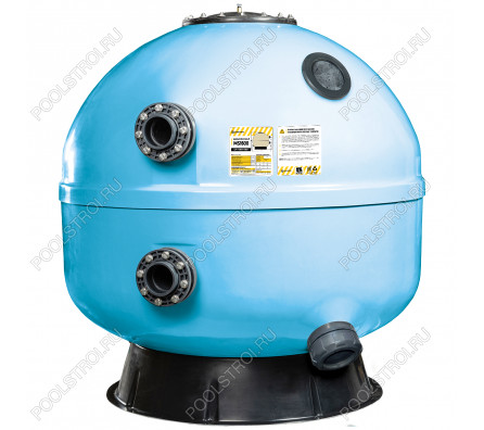 Фильтр AquaViva MS1600 (101м³/ч, 1600 мм, 3060 кг, 110 мм, 2,5Бар,1м засыпка)+люк д/выгрузки и см/окно