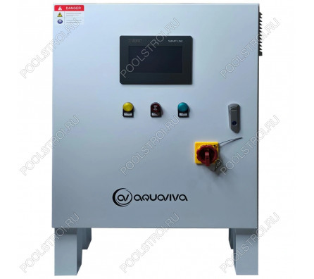 УФ установка AquaViva AVMUV 25, до 25м3, DN100, 0,5КВт, 6000h, Автоочист, UV дат., t дат.,сенс.дисп